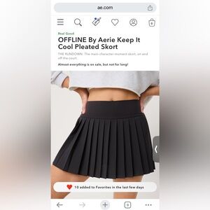 Offline by Aerie pleated tennis skirt